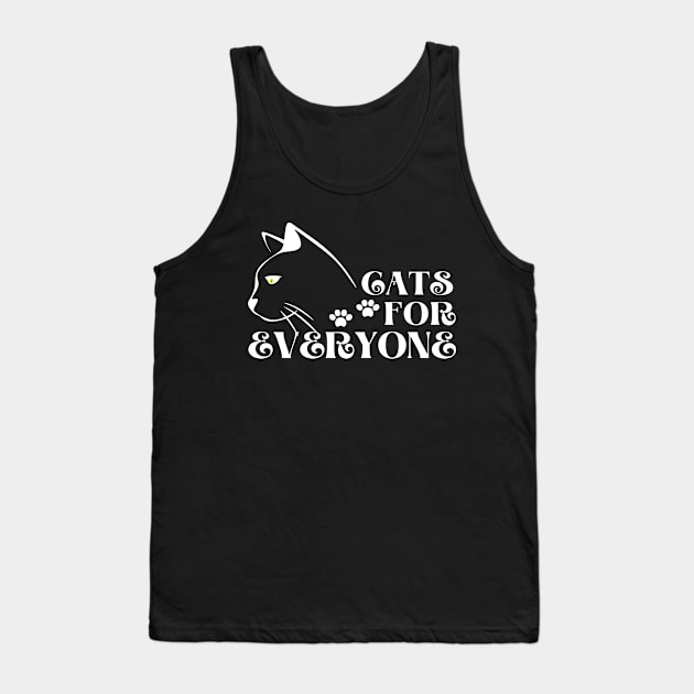 Cats for everyone Tank Top by Owl Canvas